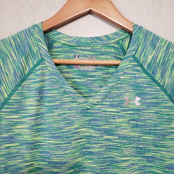 Under Armour HeatGear V-Neck T-Shirt - Picture 4 of 6